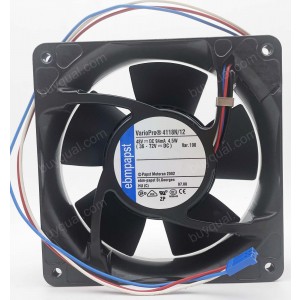 Ebmpapst 4118N/12 48V 4.5W 3wires Cooling Fan