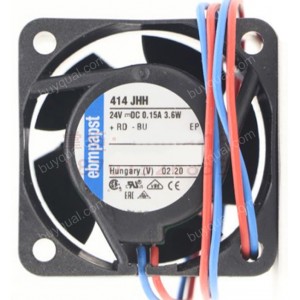 Ebmpapst 414JHH 24V 150mA 3.6W 2wires Cooling Fan
