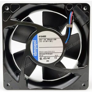 Ebmpapst 4184NX 24V 205mA 4.9W 2wires Cooling Fan - Original New