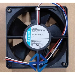 Ebmpapst 4312/2U 12V 5W 3wires Cooling Fan
