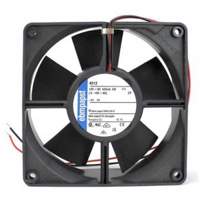 Ebmpapst 4312 12V 5W 2wires Cooling Fan