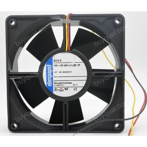 Ebmpapst 4312S 12V 0.42A 5W 3wires Cooling Fan