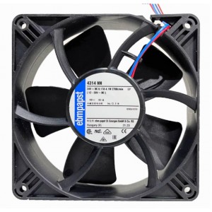 Ebmpapst 4314NN 24V 0.17A 4.1W 2wires Cooling Fan
