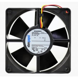 Ebmpapst 4314S ( VWCE119AJJLS 9294305021 ) 24V 210mA 5W 3wires Cooling Fan