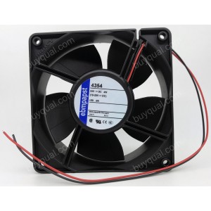 Ebmpapst 4354 24V 4W 2wires Cooling Fan