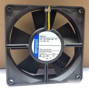 Ebmpapst 4374S 24V 210mA 5W 3wires Cooling Fan
