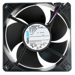 Ebmpapst 4414/2HHP 24V 500mA 12W 4wires Cooling Fan - Original New