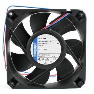 Ebmpapst 4414FNN 24V 345mA 8.3W 2wires Cooling Fan