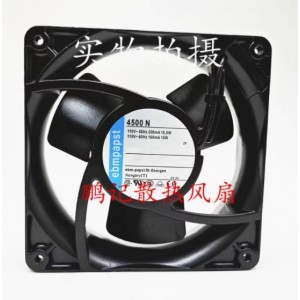 Ebmpapst 4500N 115V 200mA 16.5W 2wires Cooling Fan 