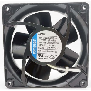 Ebmpapst 4606N 115V 235/230MA 20W  Cooling Fan