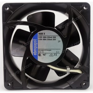 Ebmpapst 4606X 115V 20W 2wires Cooling Fan