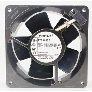Ebmpapst 4650Z 230V 115MA/105MA 19/18W 2wires Cooling Fan