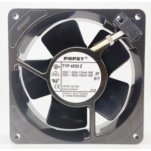 Ebmpapst 4650Z 230V 115MA/105MA 19/18W 2wires Cooling Fan