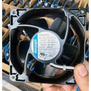 Ebmpapst 4656N/A01 4656N/A04 230V 120/110MA 19W/18W 2wires Cooling Fan