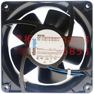 Ebmpapst 4656NU 230V 0.12A 18W 2wires Cooling Fan