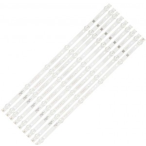 Philips 4708-K49WD7-A2213K11 4708-K49WD7-A2213K21 LED Backlight Strips for 49PFF5455/T3 - 9 Strips