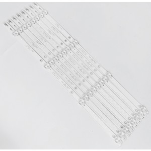 Philips 4708-K49WDC-A1113N01 LED Backlight Strips for 49PL1F6052/T3 - 8 Strips
