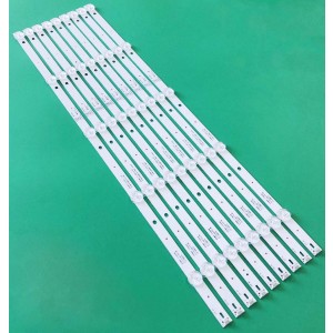 Philips 4708-K55WDC-A3117N01 4708-K55WDC-A2113N01 LED Backlight Strips for 55PUF6263/T3 6022/T3 - 8 Strips
