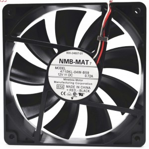 NMB 4710KL-04W-B59 12V 0.72A 3wires Cooling Fan