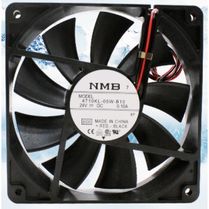 NMB 4710KL-05W-B10 24V 0.1A 2wires Cooling Fan