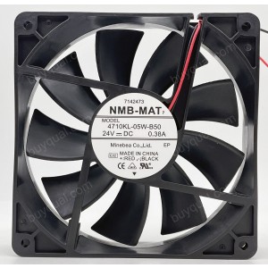 NMB 4710KL-05W-B50 24V 0.38A 2wires Cooling Fan - Original New