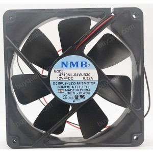NMB 4710NL-04W-B30 4710NL-04W-B40 12V 0.32A 2wires Cooling Fan 