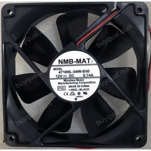 NMB 4710NL-04W-B50 12V 0.74A 2wires Cooling Fan - Original New