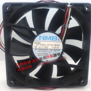 NMB 4710NL-07W-B56 48V 0.25A 2wires Cooling Fan