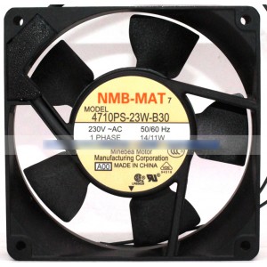 NMB 4710PS-23W-B30 230V 14/11W 2wires cooling fan