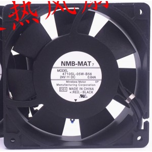 NMB 4710SL-05W-B56 24V 0.64A 3wires Cooling Fan