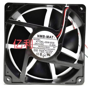 NMB 4712KL-05W-B39 24V 0.40A 3wires Cooling Fan 