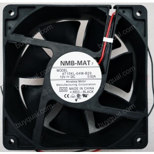 NMB 4715KL-04W-B20 12V 0.52A 2wires Cooling Fan