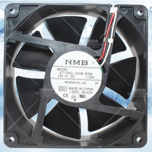 NMB 4715KL-04W-B59 12V 1.3A 3wires Cooling Fan