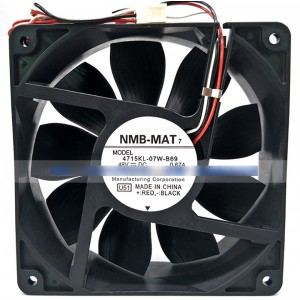 NMB 4715KL-07W-B69 48V 0.67A 3wires Cooling Fan 