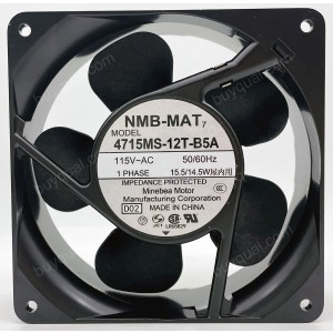 NMB 4715MS-12T-B5A 115V 15.5/14.5W Cooling Fan - Original New