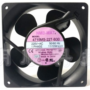 NMB 4715MS-22T-B30 220V 11/10W Cooling Fan