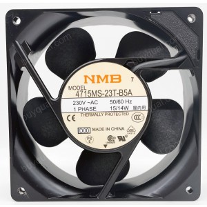 NMB 4715MS-23T-B5A 4715MS-23T-B5A-D00 4715MS-23T-B5A-A00 230V 15W/14W Cooling Fan