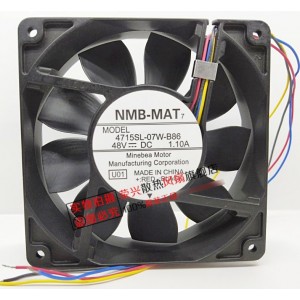 NMB 4715SL-07W-B86 48V 1.10A 3wires cooling fan
