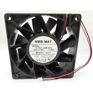NMB 4715VL-05W-B70 24V 1.20A 3wires Cooling Fan