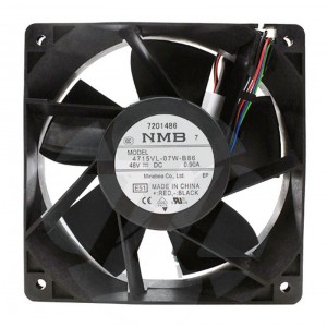 NMB 4715VL-07W-B86 48V 0.9A 4wires Cooling Fan