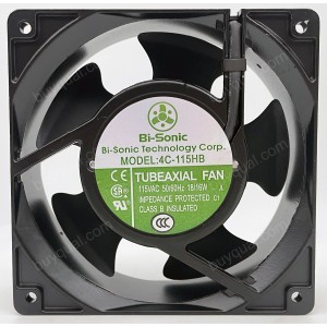 Bi-Sonic 4C-115HB 115V 18/16W Cooling Fan