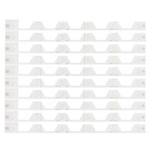 Toshiba 4C-LB5506-HR1 55HR330M06A1 LED Backlight Strips - 10 Strips