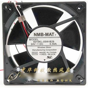NMB 5015KL-05W-B29 24V 0.50A 3wires Cooling Fan