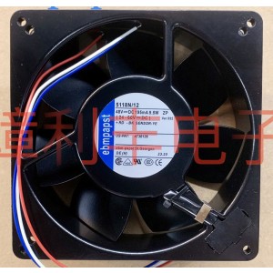 Ebmpapst 5118N/12 48V 9.5W 3wires Cooling Fan - New