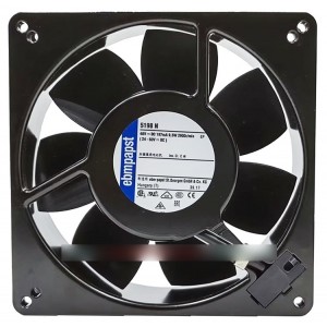 Ebmpapst 5198N 48V 197mA 9.5W 2wires Cooling Fan 