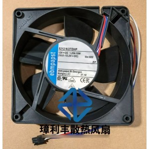 Ebmpapst 5212N/2TDHP 12V 1.25A 15W 4wires Cooling Fan