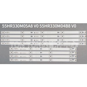 TCL 4C-LB5504-HR21J 4C-LB5505-HR21J 55HR330M05A8 55HR330M05A6 LED Backlight Strips - 8 Strips