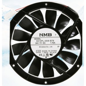 NMB 5910PL-05W-B79 24V 1.7A 3wires Cooling Fan