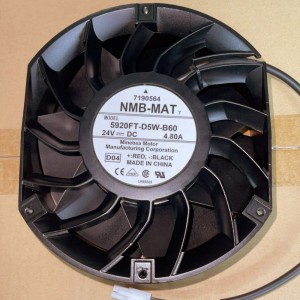 NMB 5920FT-D5W-B60 -D01 -D04  24V 4.80A 2wires Cooling Fan - New