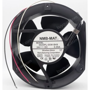 NMB 5920PL-05W-B49 5920PL-05W-B49-D50 5920PL-05W-B49-D51 24V 0.95A 3wires cooling fan
